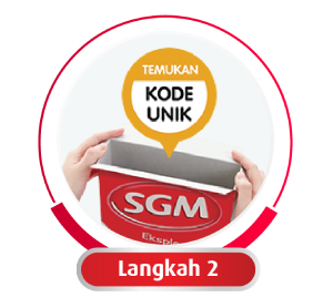 Beli & Submit Kode Unik Produk SGM
